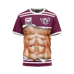 Manly Sea Eagles Ripped Tee - SPORTFIRST HERVEY BAY