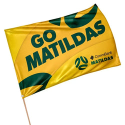 Matilda Supporter Gameday Flag - SPORTFIRST HERVEY BAY