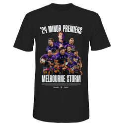 Melbourne Storm 2024 Minor Premiers Mens Tee - SPORTFIRST HERVEY BAY