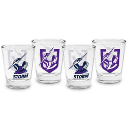 Melbourne Storm 4 Pack Shot Glasses - SPORTFIRST HERVEY BAY