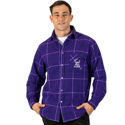 Melbourne Storm Mustang Flannel Shirt - SPORTFIRST HERVEY BAY