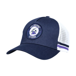 Melbourne Storm Stripe Trucker Cap - SPORTFIRST HERVEY BAY