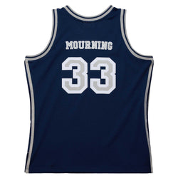 Mitchell & Ness - Alonzo Mourning 33 Georgetown Hoyas NCAA Jersey - SPORTFIRST HERVEY BAY