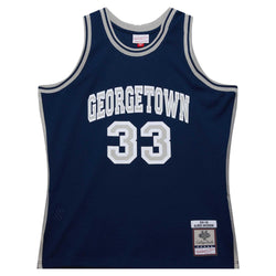 Mitchell & Ness - Alonzo Mourning 33 Georgetown Hoyas NCAA Jersey - SPORTFIRST HERVEY BAY