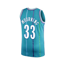 Mitchell & Ness - Alonzo Mourning 33, Hornets 92-93 Road NBA Swingman Jersey - SPORTFIRST HERVEY BAY