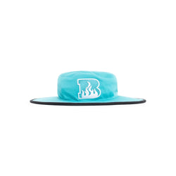 Mitchell & Ness BBL Brisbane Heat On Field Wide Brim Hat - SPORTFIRST HERVEY BAY