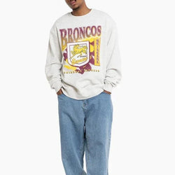 Mitchell & Ness - Brisbane Broncos Brush Off Crew - SPORTFIRST HERVEY BAY