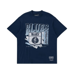 Mitchell & Ness - Carlton Blues Mens Brush Off Tee - SPORTFIRST HERVEY BAY