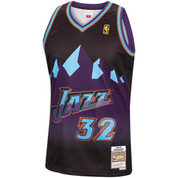 Mitchell & Ness - Karl Malone 32, Utah Jazz 96-97 NBA Swingman Jersey - SPORTFIRST HERVEY BAY