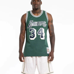 Mitchell & Ness - LA Lakers, Oneal 34, Off Court 1996 Swingman Jersey - SPORTFIRST HERVEY BAY