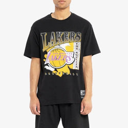 Mitchell & Ness - Los Angeles Lakers Brush Off 2.0 Tee - SPORTFIRST HERVEY BAY