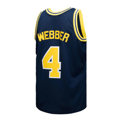 Mitchell & Ness - Michigan Wolverines Webber 4, 91-92 Home Swingman Jersey - SPORTFIRST HERVEY BAY