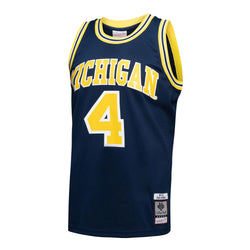 Mitchell & Ness - Michigan Wolverines Webber 4, 91-92 Home Swingman Jersey - SPORTFIRST HERVEY BAY