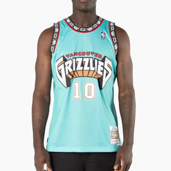 Mitchell & Ness - Mike Bibby 10, 1998-99 Road Vancouver Grizzlies NBA Road Swingman Jersey - SPORTFIRST HERVEY BAY