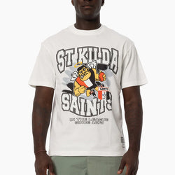 Mitchell & Ness - St Kilda Saints In The League Since Character Tee - SPORTFIRST HERVEY BAY