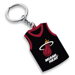 NBA Miami Heat Rubber Jersey Key Ring - SPORTFIRST HERVEY BAY