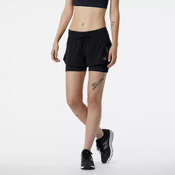 New Balance Impact Run 2in1 Womens Short - SPORTFIRST HERVEY BAY