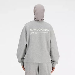New Balance Linear Heritage Womens Fleeced Crew - SPORTFIRST HERVEY BAY