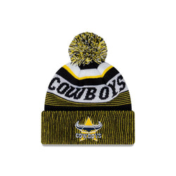 New Era 2024 North Queensland Cowboys Knitted Stripe Beanie - SPORTFIRST HERVEY BAY