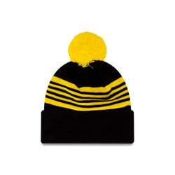 New Era 2024 Richmond Tigers Striped Beanie - SPORTFIRST HERVEY BAY