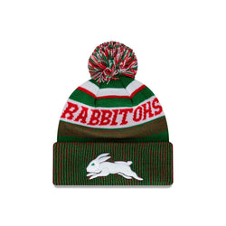 New Era 2024 South Sydney Rabbitohs Knitted Stripe Beanie - SPORTFIRST HERVEY BAY