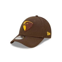 New Era Hawthorn Hawks Official Team Colours 9Forty CS Adjustable Cap - SPORTFIRST HERVEY BAY