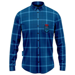 New South Wales Blues Mustang Flannel Shirt - SPORTFIRST HERVEY BAY