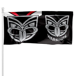 New Zealand Warriors Pole Flag - SPORTFIRST HERVEY BAY