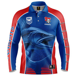 Newcastle Knights Barracuda Fishing Shirt - SPORTFIRST HERVEY BAY