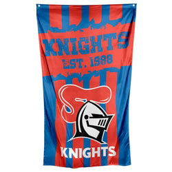 Newcastle Knights Cape Flag - SPORTFIRST HERVEY BAY