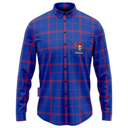 Newcastle Knights Mustang Flannel Shirt - SPORTFIRST HERVEY BAY