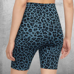 Nike One Womens High-Waisted 7in Leopard Print Biker Shorts - SPORTFIRST HERVEY BAY