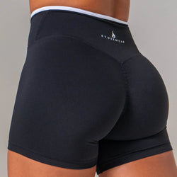 Ryderwear NKD Cross Over Contrast Invisible Scrunch Shorts