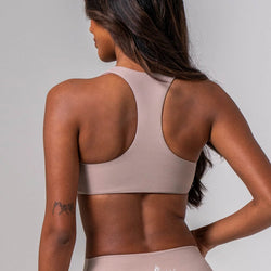 Ryderwear NKD Sueded Luxe V Neck Bra