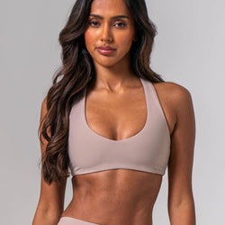 Ryderwear NKD Sueded Luxe V Neck Bra