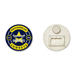 North QLD Cowboys Bottle Opener Magnet - SPORTFIRST HERVEY BAY