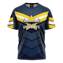 North QLD Cowboys Kids Chevron Tee - SPORTFIRST HERVEY BAY