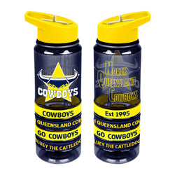 North Qld Cowboys Waterbottle With Bands - SPORTFIRST HERVEY BAY