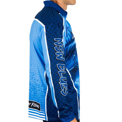 NSW Blues Barracuda Fishing Shirt - SPORTFIRST HERVEY BAY