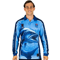 NSW Blues Barracuda Fishing Shirt - SPORTFIRST HERVEY BAY