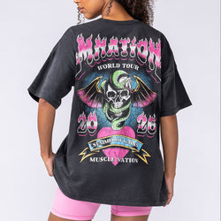 Muscle Nation On Tour Oversized Womens Tee