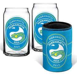 Parramatta Eels Can Glasses & Can Cooler Pack - SPORTFIRST HERVEY BAY