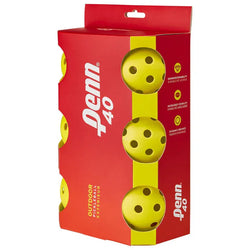 Penn 40 Pickleball Outdoor Balls (6 Pack) - SPORTFIRST HERVEY BAY