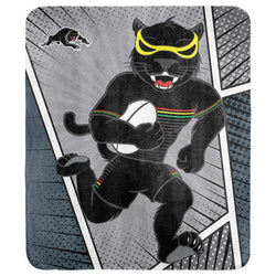 Penrith Panthers Mascot Fleece Throw Rug - SPORTFIRST HERVEY BAY