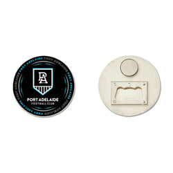 Port Adelaide Power Bottle Opener Magnet - SPORTFIRST HERVEY BAY