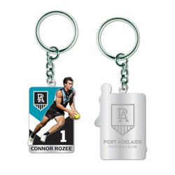 Port Adelaide Power Connor Rozee Keyring - SPORTFIRST HERVEY BAY