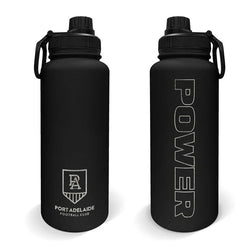 Port Adelaide Power Stainless Steel Drink Bottle - SPORTFIRST HERVEY BAY