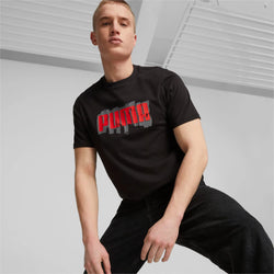 Puma Graphics Wording Mens Tee - SPORTFIRST HERVEY BAY