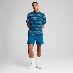 Puma Manchester City Made With Quality Striped Tee - SPORTFIRST HERVEY BAY
