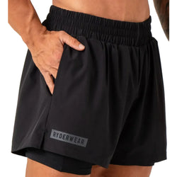 Ryderwear Pursuit 2 In 1 Mens Training Shorts